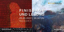 Finissage; Ausstellung Helmut Kesberg, Jana Dettmer