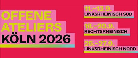 Offene Ateliers Koeln 2026 Offene Ateliers Koeln 2026