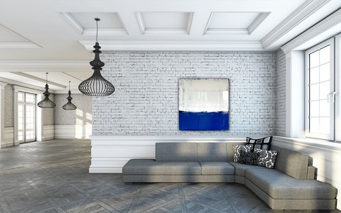 Jana Dettmer, Two Tones Series White and Blue, Mischtechnik auf Holz Jana Dettmer, Two Tones Series White and Blue, Mischtechnik auf Holz