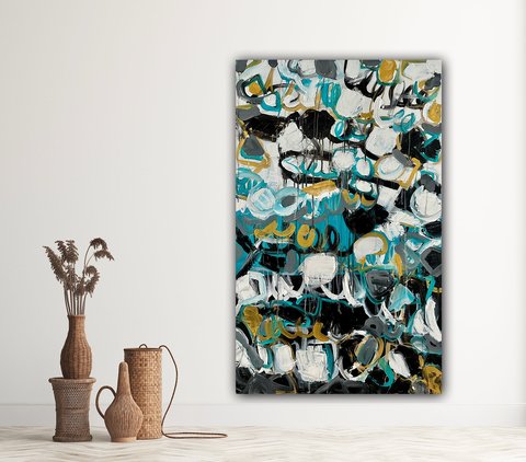 Jana Dettmer, It will be a good day 1, Acryl auf Leinwand Jana Dettmer, It will be a good day 1, Acryl auf Leinwand