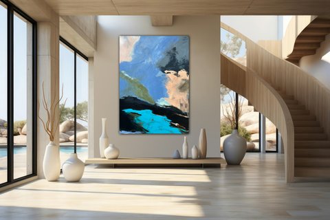 Jana Dettmer, Silence, Acryl auf Leinwand Jana Dettmer, Silence, Acryl auf Leinwand