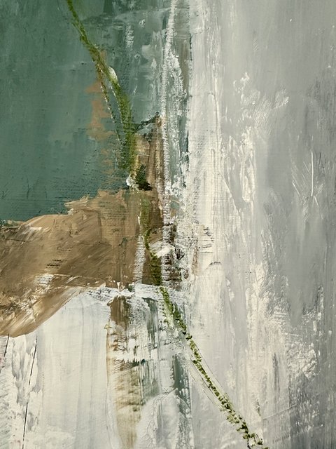 Jana Dettmer, 70x50 cm, Mischtechnik auf Leinwand, 2025 Jana Dettmer, 70x50 cm, Mischtechnik auf Leinwand, 2025