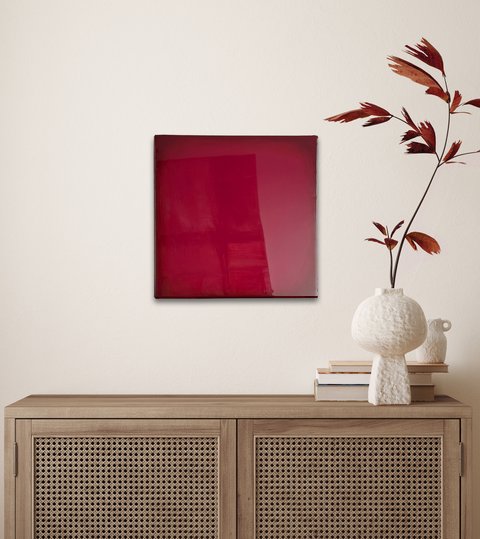 JanaDettmer, Rouge, Mischtechnik auf Leinwand