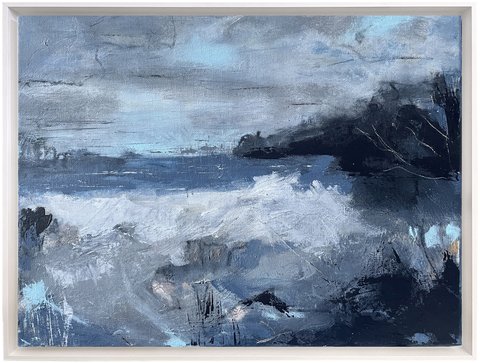 Seascape 1.2, Acryl auf Leinwand, gerahmt Seascape 1.2, Acryl auf Leinwand, gerahmt