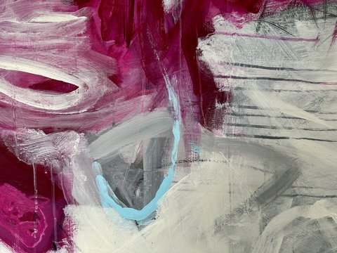 Jana Dettmer, Feel Good Series II, Mischtechnik auf Leinwand
