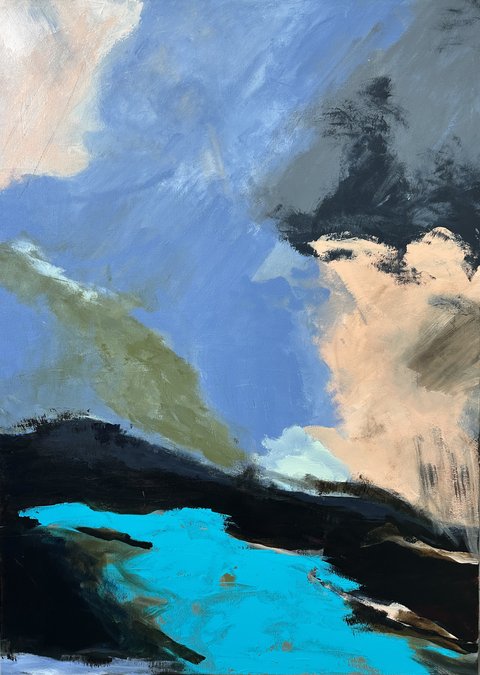 Jana Dettmer, Silence, Acryl auf Leinwand Jana Dettmer, Silence, Acryl auf Leinwand