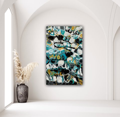 Jana Dettmer, It will be a good day 1, Acryl auf Leinwand Jana Dettmer, It will be a good day 1, Acryl auf Leinwand