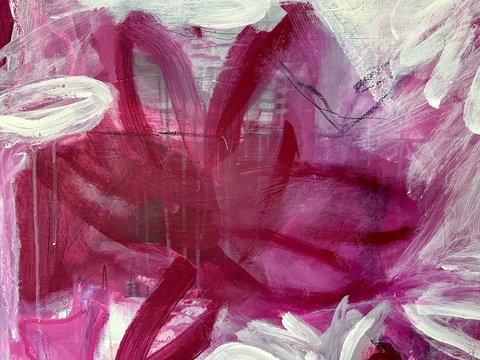 Jana Dettmer, Feel Good Series II, Mischtechnik auf Leinwand