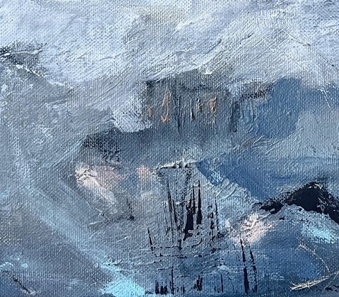 Seascape 1.2, Acryl auf Leinwand, Detail Seascape 1.2, Acryl auf Leinwand, Detail