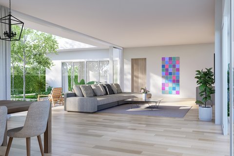 Jana Dettmer, The Square Project 12.24, Druck hinter Acrylglas, Interior Jana Dettmer, The Square Project 12.24, Druck hinter Acrylglas, Interior